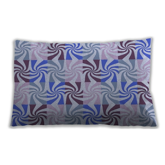 Ahgly Company Outdoor Rectangular Contemporary Lumbar Throw Pillow, 13 inch by 19 inch