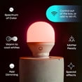 thumbnail image 2 of LIFX Color Smart Light Bulbs E26 (2-Pack), Matter Compatible RGB + Tunable White (800 Lumens), WiFi Dimmable Color Changing (2.4GHz), Compatible with Apple HomeKit, Alexa & Google, 2 of 5