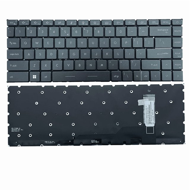 Clavier RU/US/SP/GR pour MSI Prestige 14 P14 Moderne 14 15 GS66 GE66 GP66 P40 MS-14D3 MS-14D2 MS-14D1 avec Rétroéclairage RGB Per-Key Rétroéclairé US