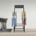 thumbnail image 4 of Black Iron Carpet Doormat Display Rack 60x40x160cm Stepped Multi-Layer Shelf Commercial Display Rack, 4 of 10