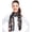 Black, variant on Women's Lightweight Santa Deer Printed Christmas Themed Silk Feeling 13" x 60" Scarf