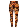thumbnail image 5 of mgoYE Halloween Leggings for Women High Waist Printed Yoga Pants Holiday Tights Womens Legging Size M, 5 of 7
