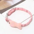 thumbnail image 3 of Collier pour Animal à Carreaux Poisson Ajustable Collier pour Chat Collier pour Chaton Collier pour Animal, 3 of 8