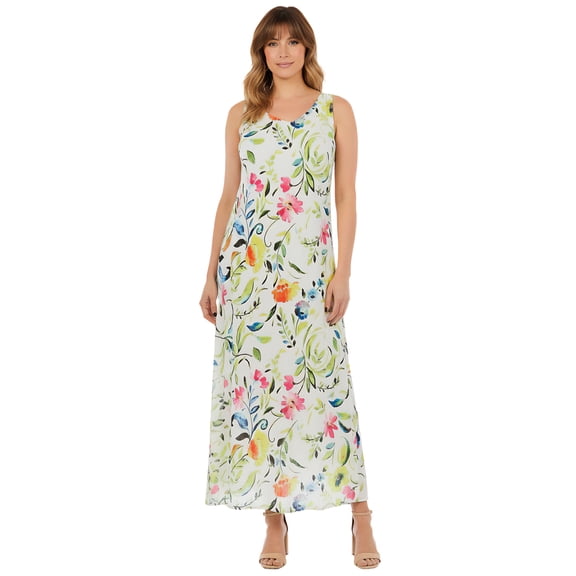Woman Within Plus Size Sleeveless Crinkle Dress