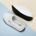 thumbnail image 4 of Mikilon Women's Platform Lightweight Hollow Half Slippers Soft Bottom Shoes Mesh Sandals, 4 of 5