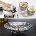 thumbnail image 4 of Vegetable Steamer, Stainless Steel Adjustable Folding Steamer, 4 of 4
