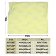 thumbnail image 5 of Yellow Geometric Abstraction Throw Blanket, Anti-Pilling Ultra-Soft Micro Fleece Cover Blanket for Bed Sofa, for All Seasons, 80"x60", 5 of 9
