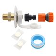 thumbnail image 1 of LOVIVER RV City Water Inlet with Check Valve Accessories RV Water Fill Inlet Flange White, 1 of 8