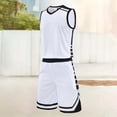 thumbnail image 1 of Men's Suiting Ensemble for Everyday Comfort Summer Performance Tank Top and Sleeveless Two Piece Set for Gym Running Training, 1 of 5