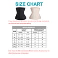 thumbnail image 3 of KingShop Waist Trainer Underbust Corset Steel Boned Bustier Solid Waist Cincher Women Daily Wear Waist Slimming Trimmer, 3 of 6