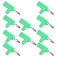 thumbnail image 1 of Plátano 10pcs enchufe plátano apilable 4 mm/0.2 pulgadas de latón sin soldador conector de plátano apilable para accesorios de seguridad para accesorios de segurida, 1 of 7