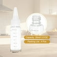 thumbnail image 2 of Botellas de plástico exprimibles Uxcell de 30 ml/1 OZ con tapa transparente, 4 Pcs, botella graduada para líquidos, manualidades, aceites, transparente, 2 of 6