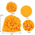 thumbnail image 4 of Flower Turban Head Wrap Vintage Headwrap Hats Elastic Beanie Head Scarf for Women, 4 of 5