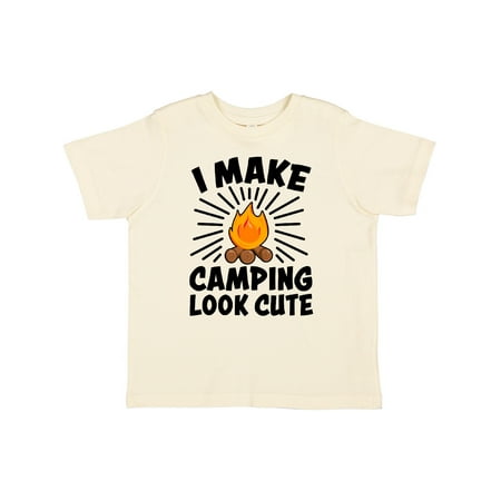 

Inktastic I Make Camping Look Cute Gift Toddler Boy or Toddler Girl T-Shirt