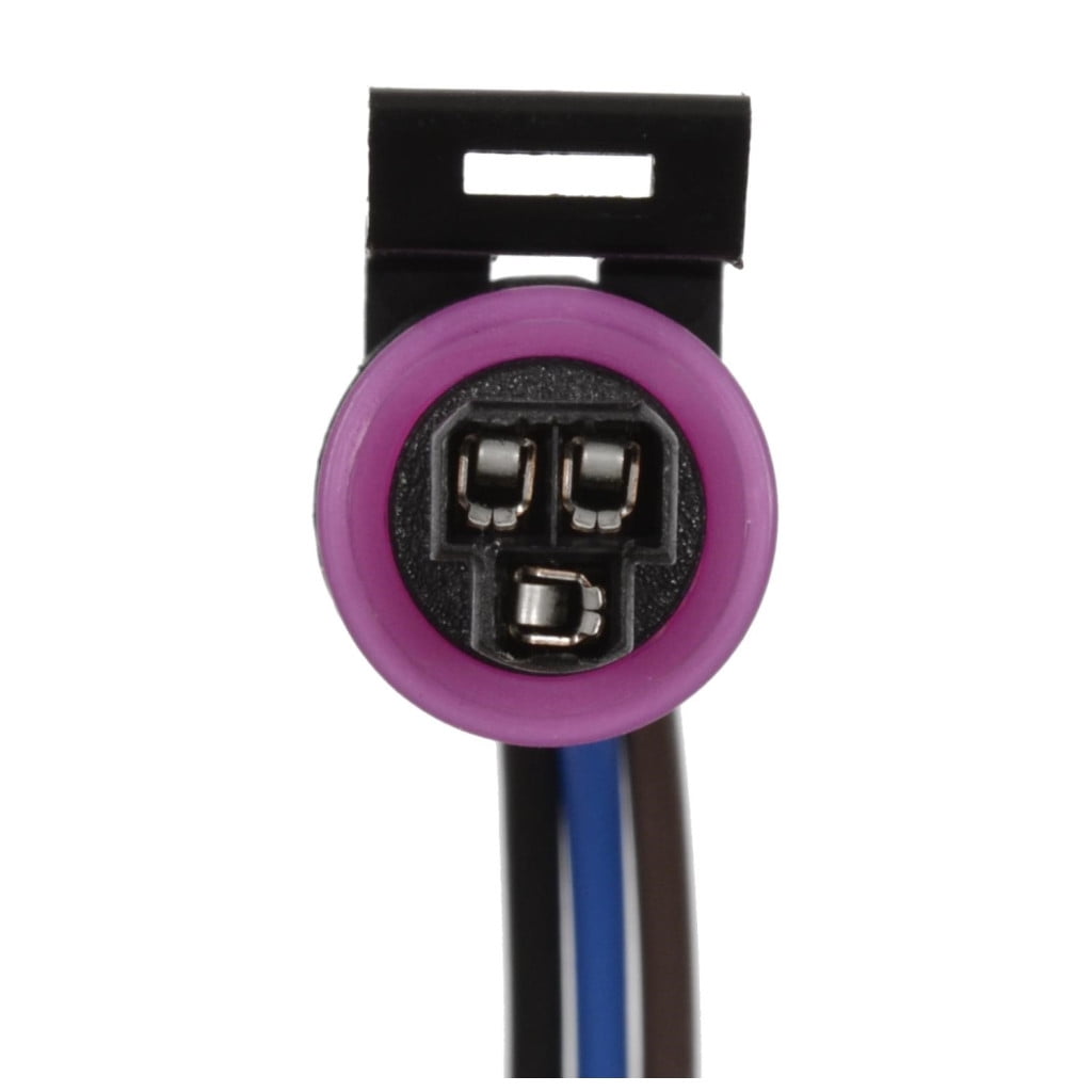 CarLights360 For Cadillac DeVille 1997 1998 1999 Electrical Connector | Plastic | Metal Contact Terminal | Blade Terminal | Push On Attachment Method | Round Connector