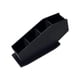 thumbnail image 5 of Porta brochas de maquillaje con 4 compartimentos, duradero, contenedor multifuncional portátil, portalápices para el escritorio del hogar., 5 of 9