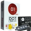 DOT-01 Brand 1500 mAh Replacement Panasonic DMW-BCF10 Battery for Panasonic DMC-FS25 Digital Camera and Panasonic BCF10 Accessory Bundle