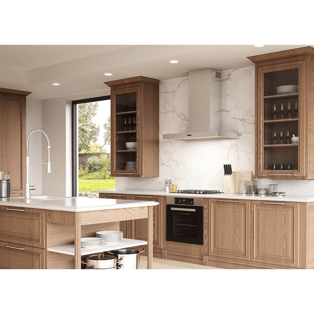Broan EW4336SS Elite 36 inch Stainless T-Style Wall Mount Chimney Range Hood