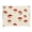 Cute Mushroom Pattern with Daisies, variant on Acrylic Tray Clear Serving Tray Rectangle Decorative Tray with Cut Handle Watercolor Lemon