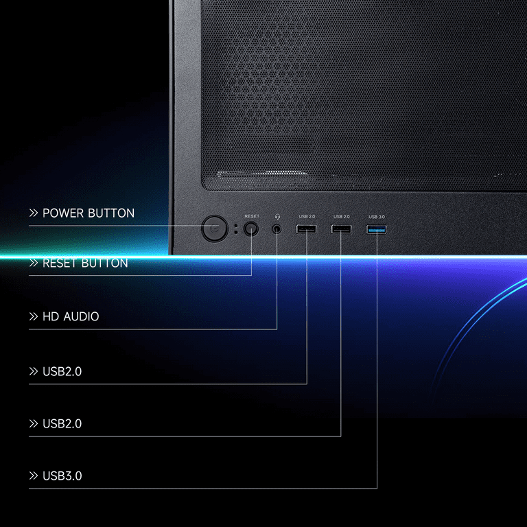 IPASON Gaming PC, AMD Ryzen 7 7700, RTX 4070 12G, 1TB NVMe