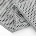 thumbnail image 5 of J&V TEXTILES Shower and Bathtub Mat, 36x17, Long Double Foam Bath Tub Floor Mats with Suction Cups and Drainage Holes, Machine Washable and Soft on Feet, Bathroom and Spa Accessories Gray, 5 of 6