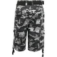 thumbnail image 3 of Hat and Beyond Men's Loose Fit Twill Multi Pocket Cargo Shorts with Belt, 3 of 4