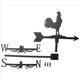 thumbnail image 1 of Veleta con Animales Pollos Estaca de JardíN Veleta Indicador de DireccióN del Viento Gallo Adorno Arte, 1 of 9