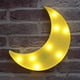 thumbnail image 4 of Letreros LED en forma de luna, luces de noche de luna iluminadas Lámpara de luna creciente a batería para dormitorio, Navidad, cumpleaños, 4 of 5