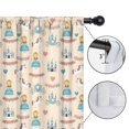 thumbnail image 4 of Blackout Kids Curtains,Beige Princess Unicorn Pattern Childrens Insulated Curtains Set Of 2,Bedroom Essentials,Toddler Room Decor 42"x54", 4 of 5