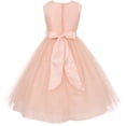 thumbnail image 3 of Flower Girl Dress V-Neck Silk Shantung Illusion Skirt for Big Girl White 12 MBK.347, 3 of 3