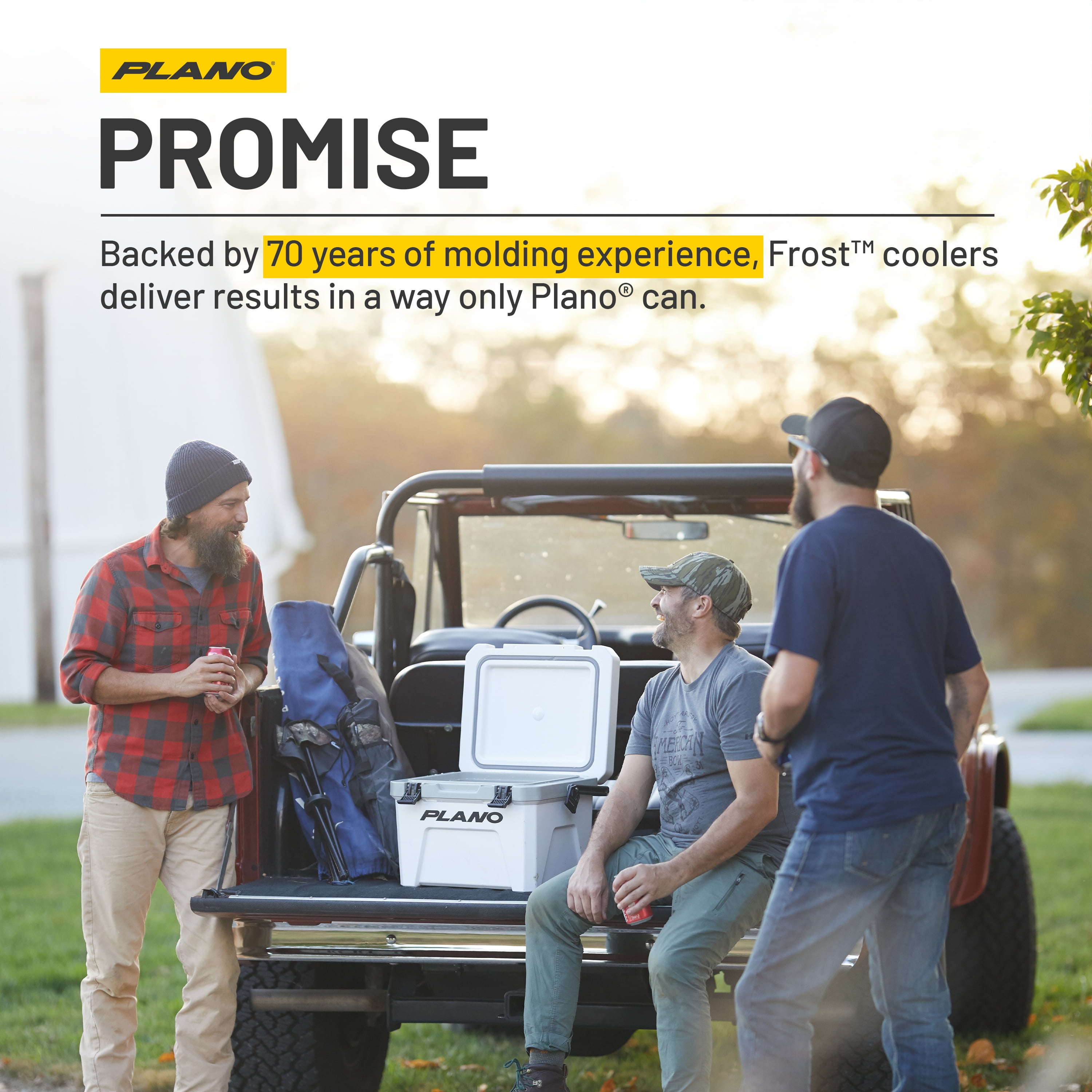 Plano Frost 14 Quart Heavy Duty Cooler w/ Built In Bottle Opener and Dry Basket, Storm Gray
