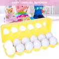 thumbnail image 4 of Children Eggs Toy, Lightweight And Portable Simulation Eggs Shape Durable And  Matching Egg Set, Smoothly  Without Burrs For Children Parent, 4 of 8