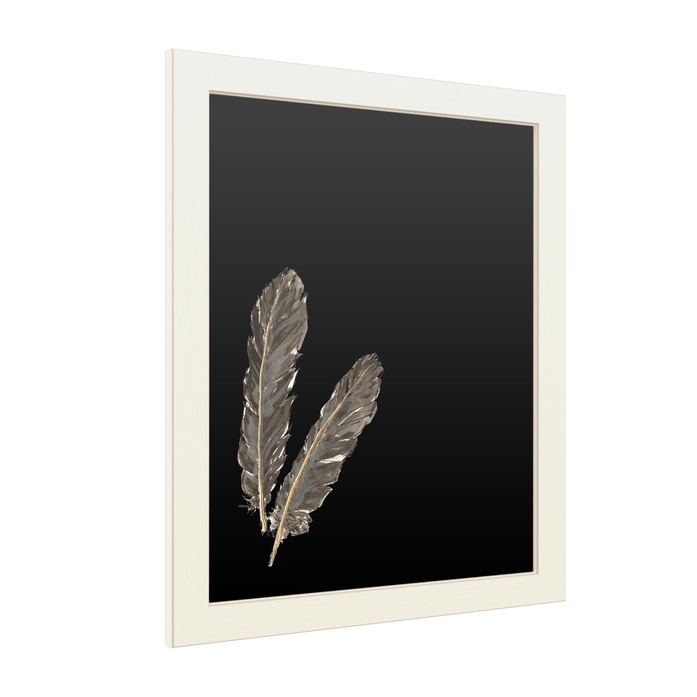 Trademark Fine Art 'Gold Feathers Iv' Chalkboard by Chris Paschke