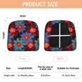 thumbnail image 3 of Pioneer Flower Seat Covers for Dining Room Chairs Set Of 4,Stretch Printed Washable Chair Seat Cover with Elastic Ties and Button,Removable Waterproof Couch Cushion Covers, 3 of 6