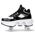 thumbnail image 3 of Unisex Roller Skate Shoes - Sneakers - Roller Shoes 2-in-1 Suitable for Outdoor Sports Skating Invisible Roller Skates for Boys Girls, 3 of 12