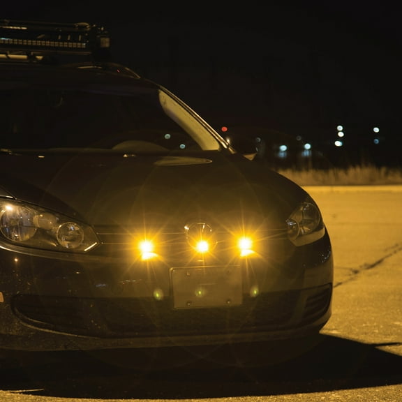 Alpena PositionPodz Amber LED Position Indicating Light Pods, 12V, Model 77707, Universal Make/Fit Type for Cars, Trucks and SUVs