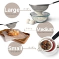 thumbnail image 4 of Versatile Sifter Kitchen Strainer, Stainless Steel Sieve For Filtering Impurities, Professional Grade 3.38", 5.5", 7.87", Durable And Sturdy With A Guarantee Of Satisfaction, 4 of 8