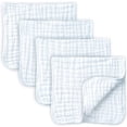 thumbnail image 1 of Muslin Burp Cloths - Burp Clothes For Baby Girl/boy, Organic Baby Clothes Burping Cloths For Babies - 6 Layers Absorbance, Baby Burp Cloth (4 Pack (10, 1 of 5