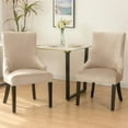 thumbnail image 3 of DanceeMangoos 2/4pcs Soild Color Dining Chair Cover Velvet Elastic Wingback Chair Covers High Back Sloping Armchairs Slipcover for Home Decor, 3 of 6