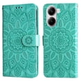 thumbnail image 1 of Funda tipo cartera GANGXUN para Xiaomi Poco X7 Pro , diseño girasol, cuero PU, soporte, cierre magnético, tarjetero, 1 of 5