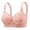 Pink, variant on Women Low Support Solid Bra Embroidered Lace Bra for Women Plus Size Elegant Gathered Side Design with Back Detail 42 Light Gray