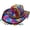 style 2, variant on Rainbow Sequined Cowboy Hat Style3 56-58cm Sparkly Wide Brim Cap for Music Festivals Celebrations