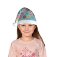 thumbnail image 5 of Haiem Cute Donut Pattern Santa Hat Confortable Velvet Christmas Hat for Christmas Party Favors Fit for Adults and Kids, 5 of 6