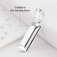 thumbnail image 5 of 925 Sterling Silver Bar Pendant for Women Jewelry 2.15 Grams Birthday Christmas Gifts for Women, 5 of 8
