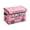 Pink, variant on Toy Storage Chest Bus Appearance, Fabric Organizer Bin With Lid, Foldable Storage Container For Toys And Puzzles, Classroom Reading Corner Box, Bus Shaped Book And Game Holder