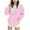 Pink, variant on Fall/Winter Saving! HVOBTTY Toddlers Short Sweatshirt, Girl's Fall and Winter Coats, Girls' Casual Polka Print Sporty Long Sleeve Hooded Fleece Daily Wear Sweatshirt Pink, 12-13Years
