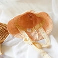 thumbnail image 3 of Magazine Summer Breathable Hat Straw Hat Kids Beach Capsunscreen Seaside Holiday Hat, 3 of 7