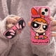 thumbnail image 4 of Funda De Teléfono De Soporte De Dibujos Animados Para IPhone 11 13 14 12 Pro MAX 6 6S 7 8 Plus X XR XS SE 2020 13Pro 7 + 8 + Powerpuff Girl Suave Lindo Protector De Silicona A Prueba De Golpes Cubiert, 4 of 4