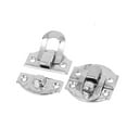 thumbnail image 2 of Unique Bargains Wood Box Chest Latch Hasp Lock Hook Hinge Silver Tone 10pcs, 2 of 2