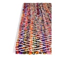 thumbnail image 5 of Unique Loom Chindi Chevron Collection Area Rug - Claire (2' 2" x 6' 1" Runner Multi/Black), 5 of 6